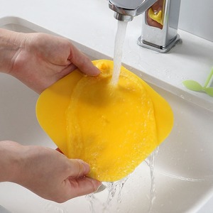 Tapa de desagüe de silicona con diseño de brotes de frijol, amarilla y blanca, prevención de olores, bloqueador de insectos para baño - Product Image 4