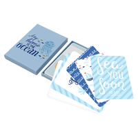 Dropshipping 40-Inspiration Card Set Calm Yourself Positive Thoughts Affirmation Box en papier d'art et carton