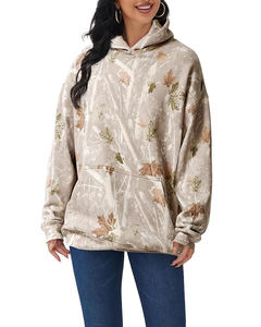 Mode automne-hiver, hauts confortables pour tous les jours, sweat-shirt ample à capuche pour femmes, imprimé camouflage, décontracté, manches longues, ample - Product Image 6