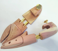 Embauchoirs en cèdre rouge à double tube, durables, réglables, écologiques, pour hommes, prolongent la durée de vie des chaussures
