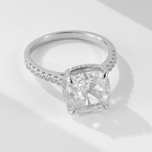 थोक बड़े दौर में न्यूनतम 925 चांदी की अंगूठी क्यूबिक जिरकॉन पार्टियों के लिए महिलाओं के लिए शादी के वादे छल्ले - Product Image 5