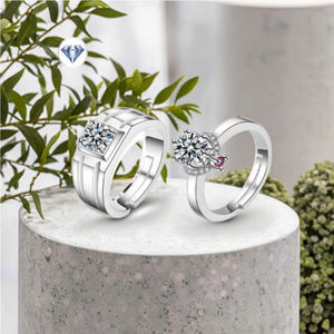 Anillos <span class=keywords><strong>de</strong></span> Boda Personalizados para <span class=keywords><strong>Hombre</strong></span> <span class=keywords><strong>y</strong></span> <span class=keywords><strong>Mujer</strong></span>, Oro <span class=keywords><strong>de</strong></span> 18K, Joyería con Diamantes, <span class=keywords><strong>Anillo</strong></span> <span class=keywords><strong>de</strong></span> <span class=keywords><strong>Matrimonio</strong></span> para Pareja - Product Image 4
