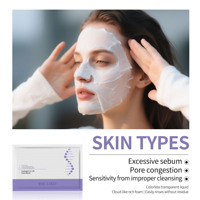 Masque facial au collagène recombinant de type III XVII du fabricant OEM, technologie de support nano-flexible pour la conception de réseau de collagène 5C