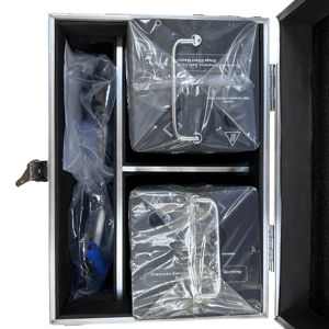 Machine de fontaine à étincelles 750W Machine à étincelles froides de fête de mariage 2 pièces feux d'artifice Machine à étincelles froides avec étui de vol - Product Image 1