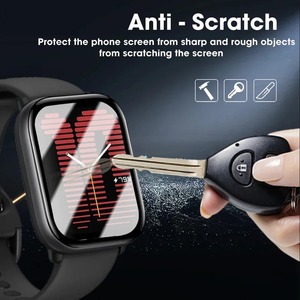 Protector de pantalla Forwelleny PMMA, película antiarañazos para Amazfit <span class=keywords><strong>GTR6</strong></span> Active, película protectora Ultra-HD de cobertura total (no de vidrio) - Product Image 3