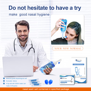 Irigator hidung, botol cuci kapasitas 500ml, irigator hidung Pot Neti untuk irigasi Sinus - Product Image 4