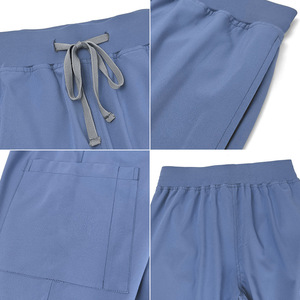 Divisa Medica a Maniche Corte all'Ingrosso, Uniforme per Medici, Camice Chirurgico, Abbigliamento da Lavoro per Estetiste, Uniforme Elastica ad Asciugatura Rapida per Uomini e Donne - Product Image 3