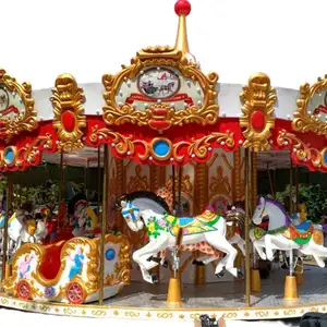 Uniek Ontwerp Hot Sale Mini Carrousel Kerst Muzikale Carrousel Merry-Go Carrousel