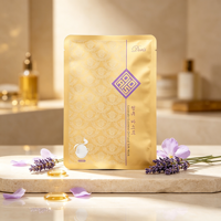 Sacs en Mylar imprimés avec logo personnalisé, sacs en plastique pour emballage de masques, pochettes pour cosmétiques liquides pour le visage