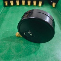 Manomètre à pression sec universel 100 mm à entrée par le bas 0-15 Kg/cm² et 0-200 Psi, manomètre à boîtier en fer pour compresseur d'air