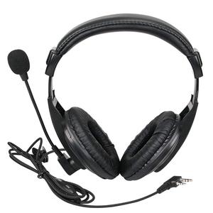 Headset Walkie Talkie K1 dengan Mikrofon Pelindung Pendengaran Earmuff Boom Mic Kompatibel dengan Radio Dua Arah Baofeng UV-5R UV-82 BF-888S - Product Image 1