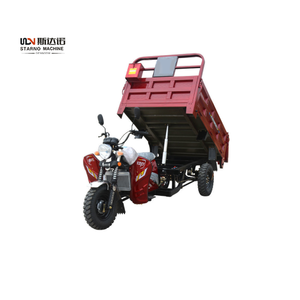 Tricycle à essence à trois roues, tricycle <span class=keywords><strong>cargo</strong></span> à essence avec fourgon ouvert profond, moto de livraison, camion à essence pour adultes, moteur 200CC - Product Image 1