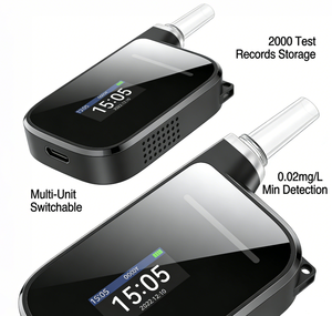 AECTEC H3 Éthylotest portable à pile à combustible, résultats rapides, batterie rechargeable, surveillance quotidienne de la sécurité - Product Image 1