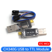 CH340G USB'den TTL'ye Seri Adaptör Modülü STC MCU Programlama İndirici USB'den UART'a Dönüştürücü Kartı
