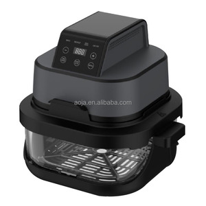 Freidora de aire crujiente 4 en 1, horno 1.5L 4L, dos ollas, olla antiadherente cuadrada, gran oferta, cocina doméstica, pantalla táctil eléctrica, aprobado por la CE - Product Image 3