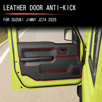 TELLIKA Protection anti-coup de pied en cuir pour accoudoir de porte avant, modification intérieure de luxe, accessoires pour Suzuki Jimny NOMADE JC74 2025