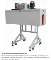 Machine d'étiquetage thermorétractable électrique industrielle de haute précision avec cœur PLC pour emballages métalliques, bouteilles et technologie de capteur intelligent