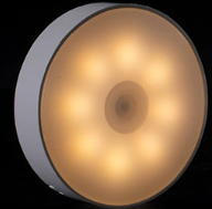 Veilleuse intelligente à détecteur de mouvement ABS, éclairage LED blanc chaud, couloirs, chambres à coucher, extérieur, charge automatique