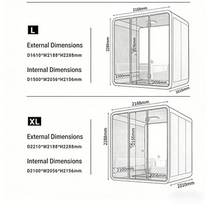 Cabine insonorisée pour <span class=keywords><strong>la</strong></span> maison, <span class=keywords><strong>la</strong></span> salle de piano, <span class=keywords><strong>la</strong></span> pratique du chant, le karaoké, <span class=keywords><strong>la</strong></span> diffusion en direct, l'enregistrement en studio, <span class=keywords><strong>la</strong></span> cabine en acier pour le bureau - Product Image 6