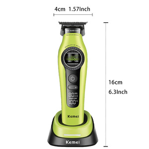 Tondeuse à cheveux électrique Kemei 16 cm, moteur sans balais, qualité professionnelle pour salon, KM-1595 - Product Image 1