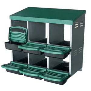 Unidades de Nidificación Apilables para Aves de Corral con Bandejas Extraíbles para Huevos, Solución de Alojamiento para Gallinas Ponedoras - Product Image 2
