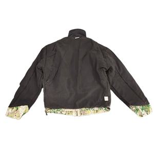 Fournisseur de vestes 2025, vestes rétro pour hommes automne-hiver - Blouson plissé, effet de broderie foncé - Product Image 5