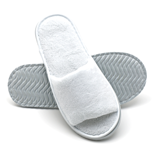 Pantuflas Desechables de Felpa de Coral Cálidas y Económicas de Alta Calidad, Unisex, en Existencia, para Hotel y Spa - Product Image 3