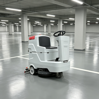 Nouvelle machine de nettoyage de sols autoportée à batterie, brosse multi-surfaces, certifiée CE, usage intensif, pour centre commercial