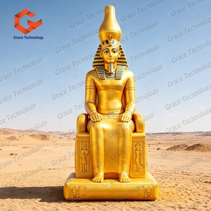 <span class=keywords><strong>Bouddha</strong></span> Pharaon <span class=keywords><strong>Gonflable</strong></span> Géant pour Décoration d'Événements d'Entrée de Temple – Pharaon Égyptien Ancien <span class=keywords><strong>Gonflable</strong></span> Doré du Bouddhisme - Product Image 3