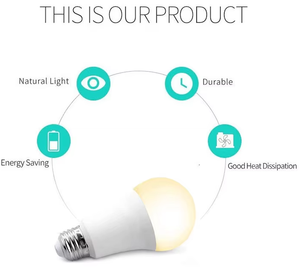 Bombilla LED Inteligente Cozylife para <span class=keywords><strong>HomeKit</strong></span>, Control por Voz Siri, AC200-240V, RGBWC, Base E27, Certificación ROHS, Regulable, Blanco Cálido - Product Image 2