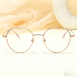 Marcos <span class=keywords><strong>de</strong></span> gafas <span class=keywords><strong>de</strong></span> titanio <span class=keywords><strong>de</strong></span> diseño polígono vintage - Ultra livianos, <span class=keywords><strong>para</strong></span> miopía, unisex y adecuados <span class=keywords><strong>para</strong></span> el uso diario - Product Image 3