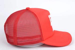 Gorra Trucker de Malla de 5 Paneles de Mezclilla de Alta Calidad Personalizada al por Mayor <span class=keywords><strong>con</strong></span> Visera Curva de Espuma y Logotipo de Parche Aplicado para Viajes y Moda - Product Image 5