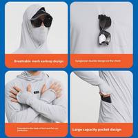 Veste anti-UV en nylon et cachemire à séchage rapide pour homme, best-seller transfrontalier, idéale pour la pêche en extérieur