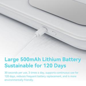 Professionale intelligente scala di grasso corporeo digitale 8 sensore alto elettrico per uso bagno BMI grasso misura 180kg di capacità App senza fili - Product Image 4