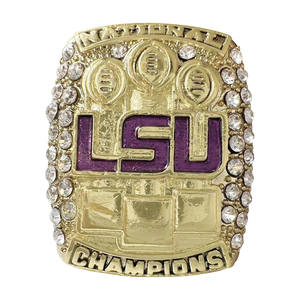 Anillos de Campeonato de la Liga Universitaria de Louisiana NCAA <span class=keywords><strong>2019</strong></span> para <span class=keywords><strong>Hombre</strong></span> - Joyería Premium de Moda Popular de Aleación al por Mayor - Product Image 2