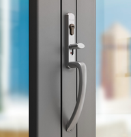 Porte pliante insonorisée, porte pliante multi-panneaux en aluminium trempé