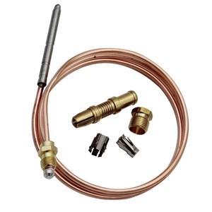 Sonda de temperatura tipo termopar con cable de cobre y accesorios para protección contra apagado de llama en calentadores de gas, juego de piezas de repuesto - Product Image 1