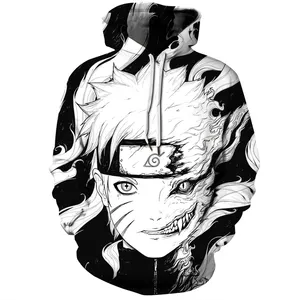 2023 Most fashionable Anime Series Sublimation Hoodie Custom Winter wear 100% Cotton fleece men hoodie Hoodie