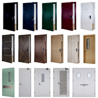 Portes en bois à vente directe, insonorisées, coupe-feu, pour usage domestique, supermarchés et villas, design moderne, garantie 1 an