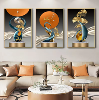 Peinture à l'huile abstraite moderne haute brillance 100x50 cm sur toile, nature morte, grande taille, pour galerie, décoration murale en cristal, salon