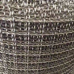 Grillage soudé ondulé en fil de fer galvanisé à mailles carrées de 1/8'', 1/4'', 3/8'', 1/2'', 3/4'', 1'' de la marque YUKING, Hebei - Product Image 1