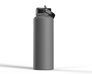 Water Bottle Water Flask Bottle RTS MOQ 25pcs 40OZ Stainless Steel Double Walled Hydro Drinking Flask Water Bottle With More Than 12 Lids