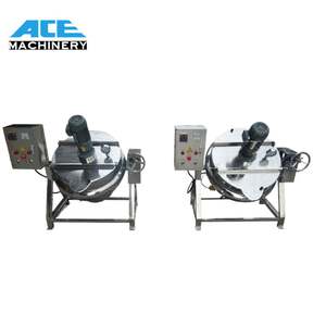 Chaudière à vapeur inclinable à double enveloppe Ace Oil Diesel Gaz naturel Électrique Pot de cuisson inclinable Pot à mélanger inclinable - Product Image 3