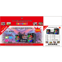Speaker Aktif Laptop kayu 2.0, Pc daya Usb Audio Rgb lampu Led 2.0 komputer aktif PA Amplifier