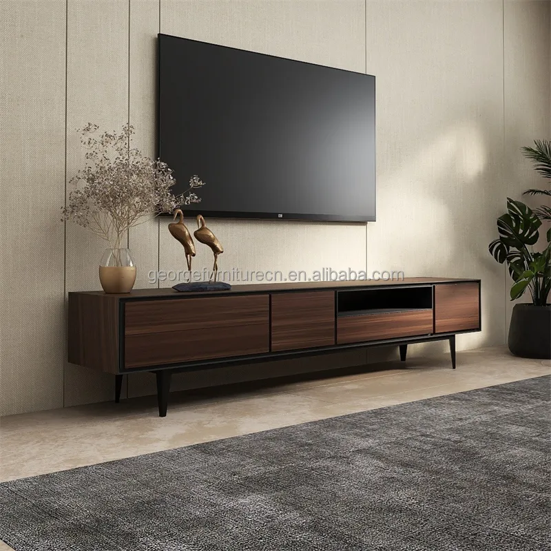 उच्च गुणवत्ता इतालवी घर फर्श कमरे में रहने वाले फर्नीचर टीवी अलमारियाँ लक्जरी आधुनिक कैबिनेट