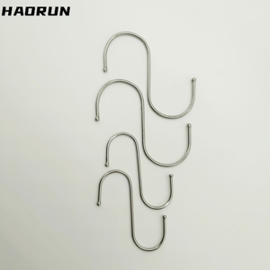 Sliver Metal <strong>Hook</strong> Round <strong>S</strong> Type <strong>Hooks</strong>,Stainless Steel Small Metal Twisted Stainless SteelS <strong>Hooks</strong> - Product Image 2