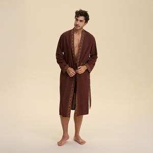OEM/ODM <strong>Men's</strong> Middle Eastern <strong>Gown</strong> Loose Casual Couple Spring <strong>Dressing</strong> <strong>Gown</strong> <strong>Men's</strong> Long <strong>Men's</strong> Loungewear - Product Image 3