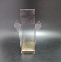 Boîte transparente en PET pour gâteau d'œuf de Pâques, emballage personnalisé en PET pour gâteau avec couvercle et base en carton