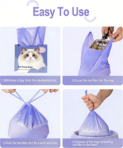 Extra Thick & Strong Pink Dog Poop Bags, Leak-Proof Pet Waste Bags for Walking, Travel & All Sized Pets - Product Image 4