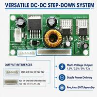 Convertisseur de DC-DC à montage sur carte CA-1215 Creatall 12V 5V 3.3V 1.5V Module d'alimentation à onduleur de tension pour TV LED LCD